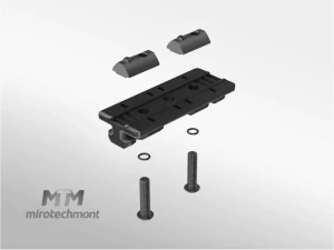 Jezdec profilu ZN 40 x 80 pevné ložisko (sada)