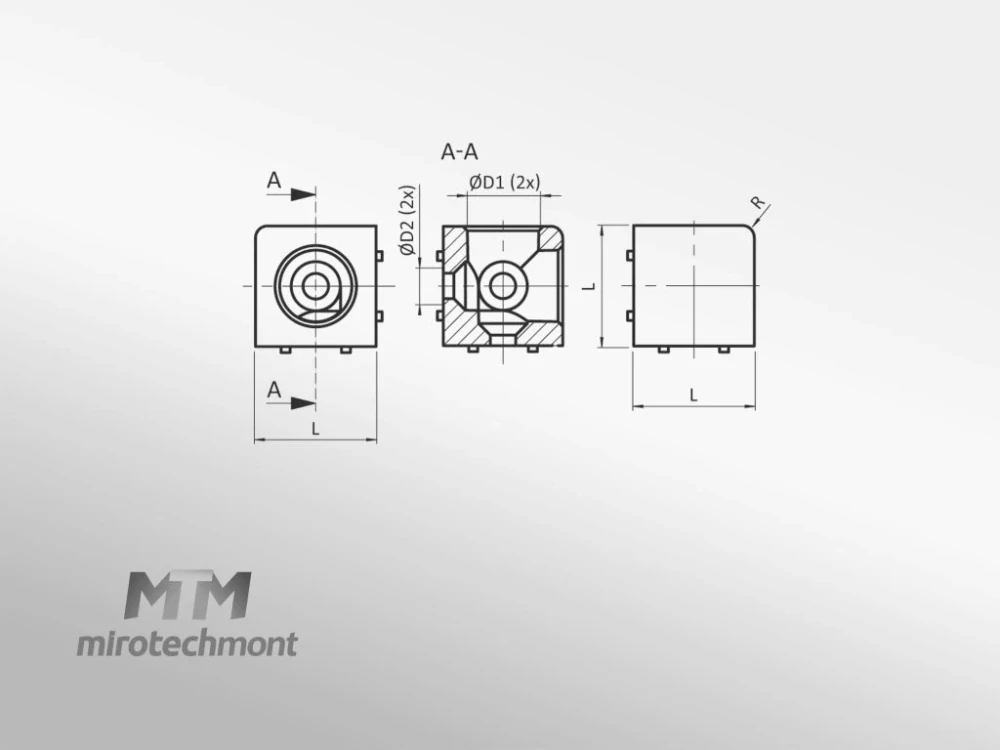 Kostka spojovací 30